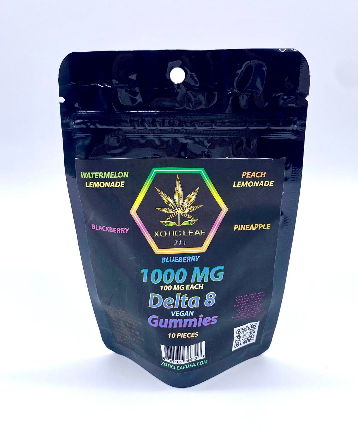 100mg | Delta 8  Vegan Gummies /10ct