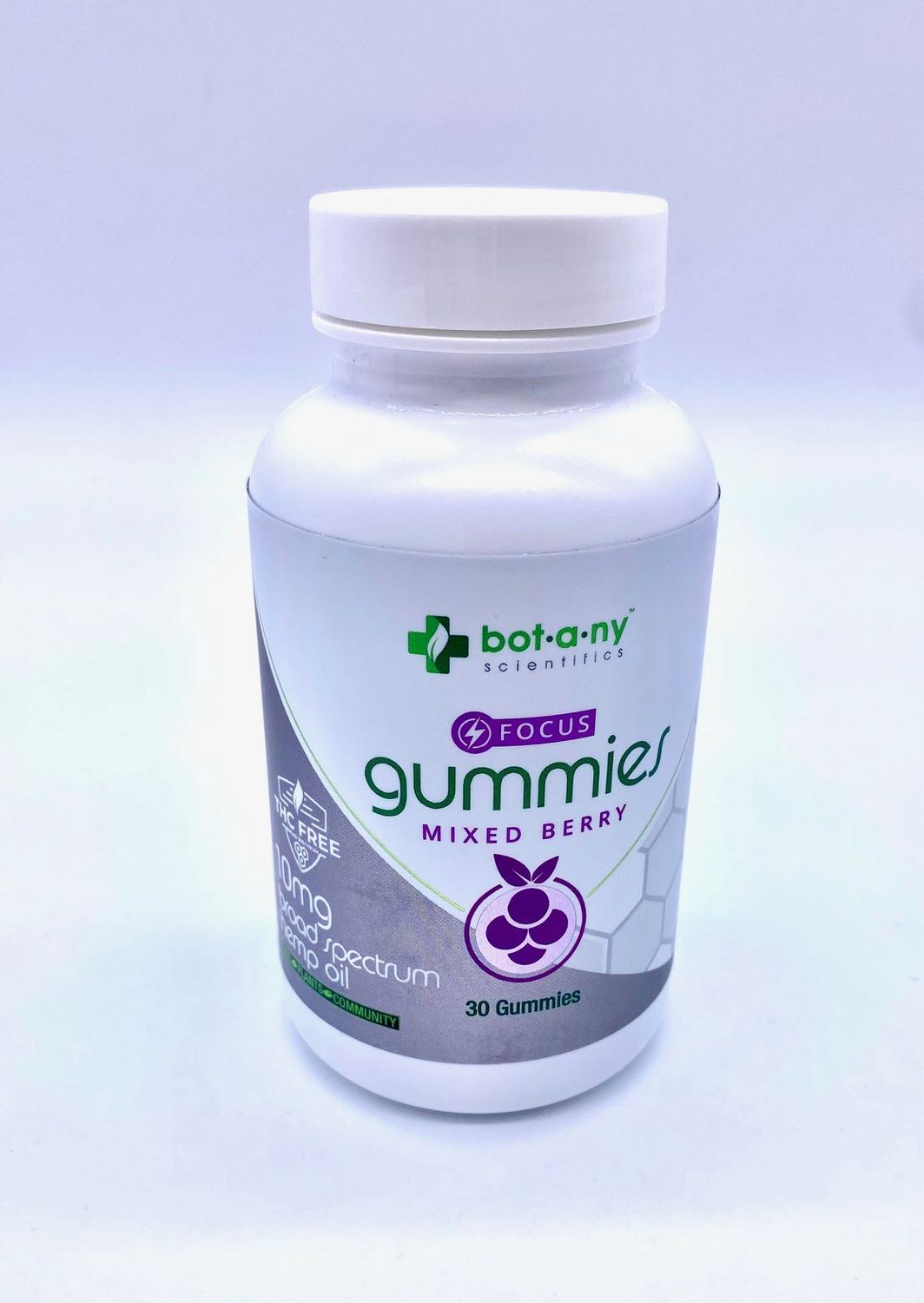 10 mg CBD Focus Mixed Berry Gummies