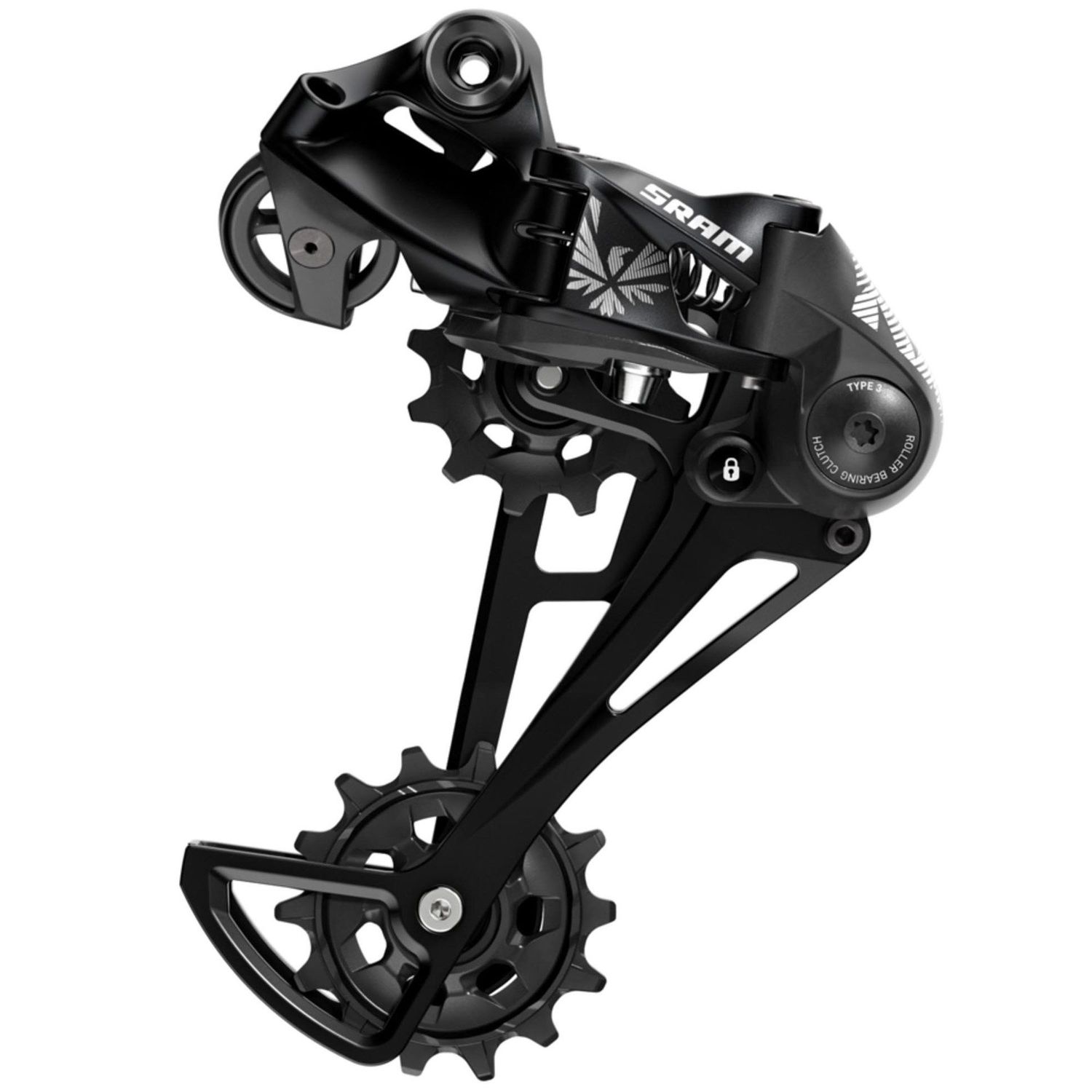 Sram Rear Derailleur Nx Eagle Black: BLACK 12 speed