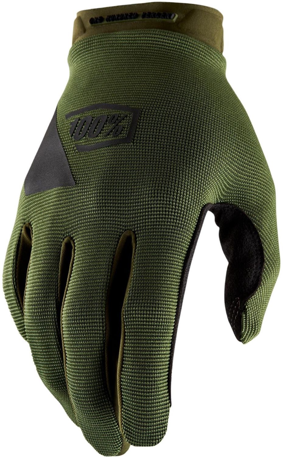 100% Ridecamp Gloves, Colour: Army green/Black, Size: Large