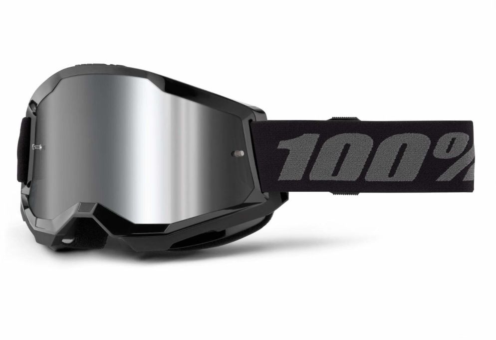 Strata 2 Goggles - Black / Mirror Silver Lens