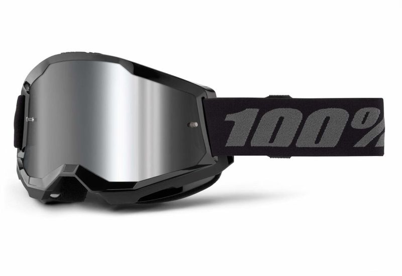 Strata 2 Goggles - Black / Mirror Silver Lens