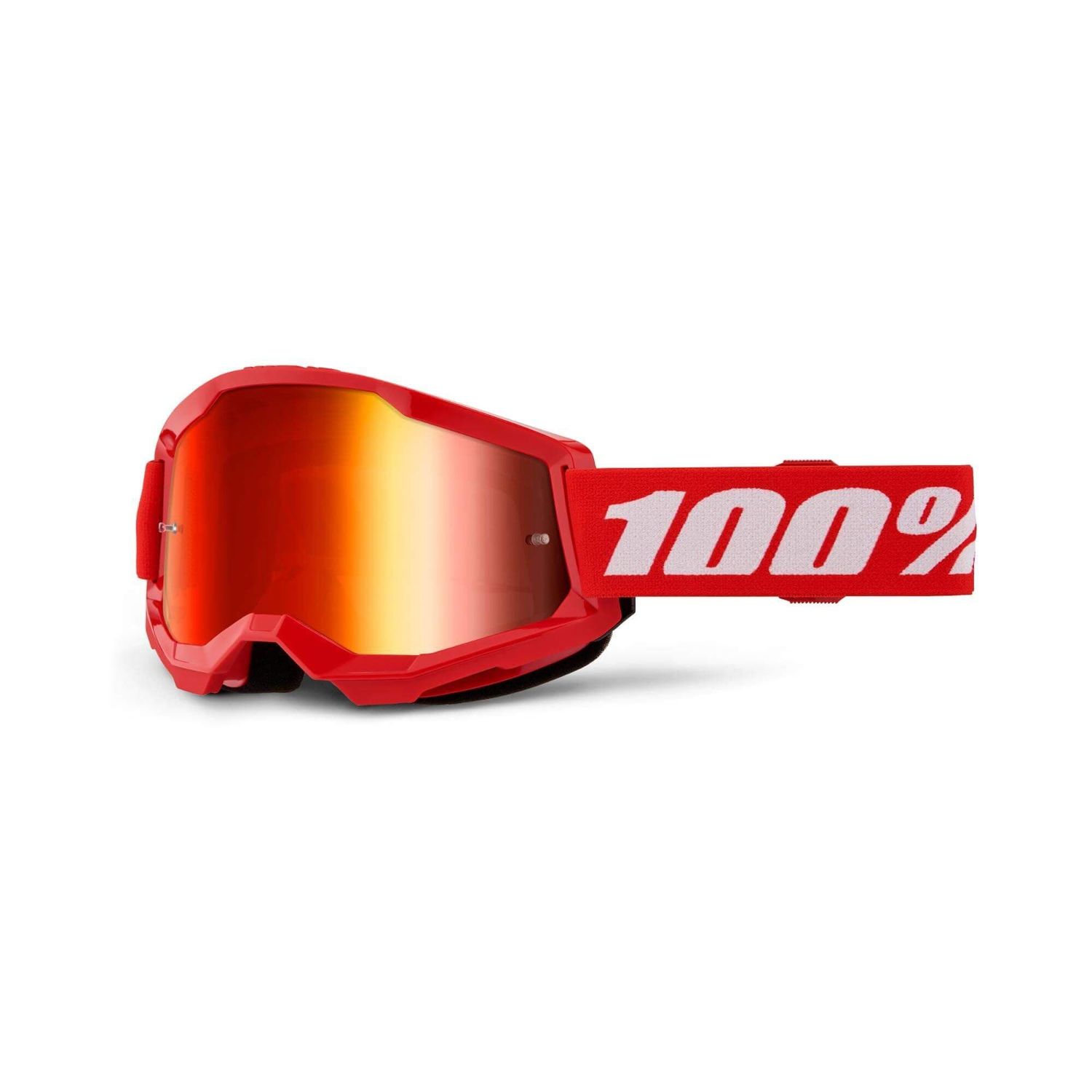 Strata 2 Goggles - Red / Mirror Red Lens