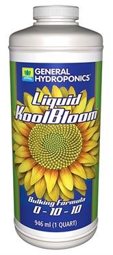 1 QT. GENERAL HYDROPONICS LIQUID KOOL BLOOM