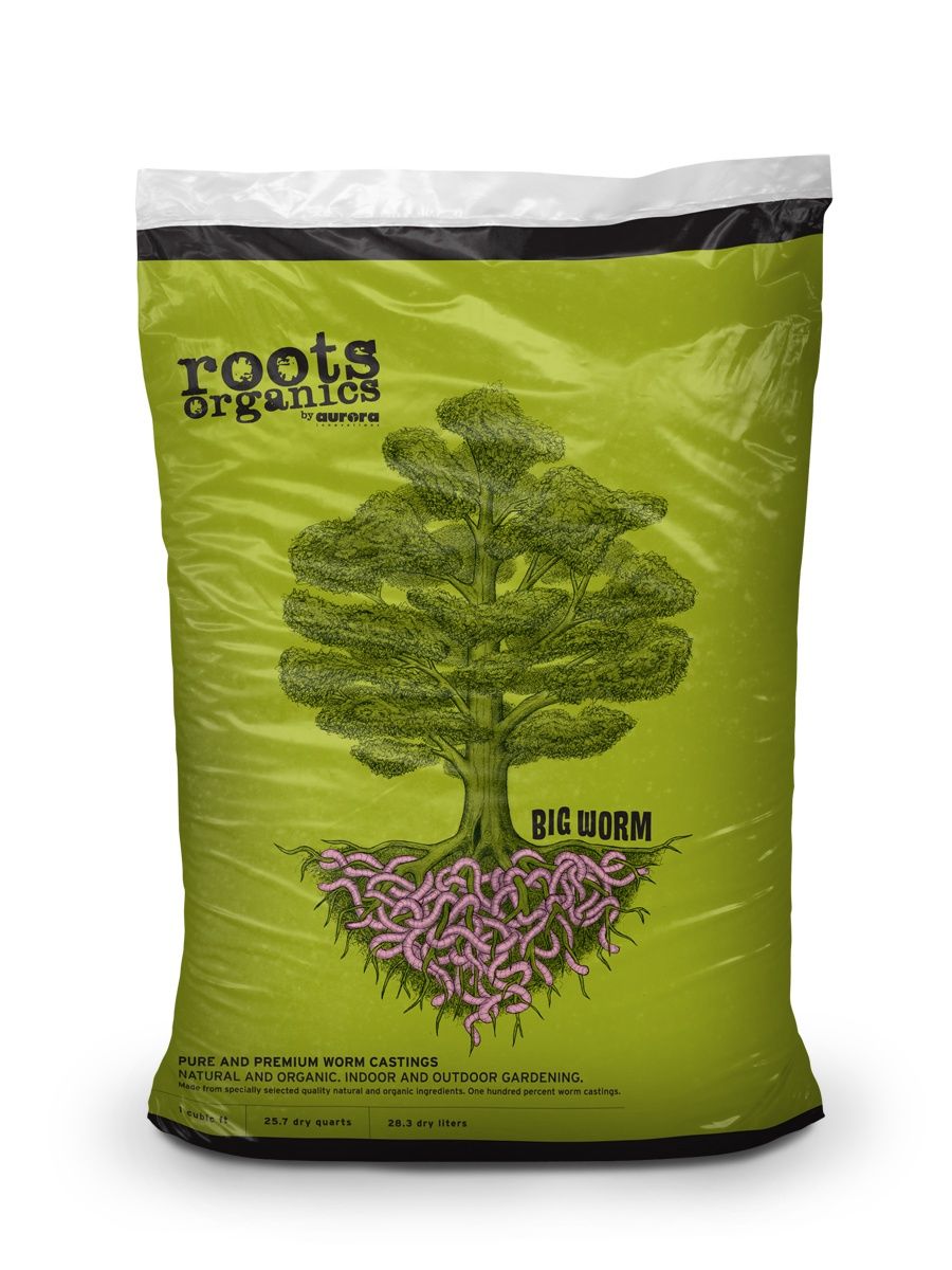 1 CU. FT. ROOTS ORGANIC BIG WORM CASTINGS