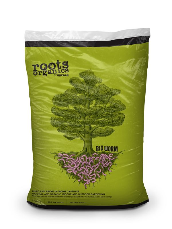 1 CU. FT. ROOTS ORGANIC BIG WORM CASTINGS