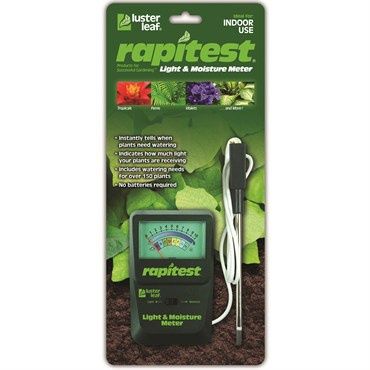 LUSTER LEAF RAPITEST LIGHT &amp; MOISTURE METER
