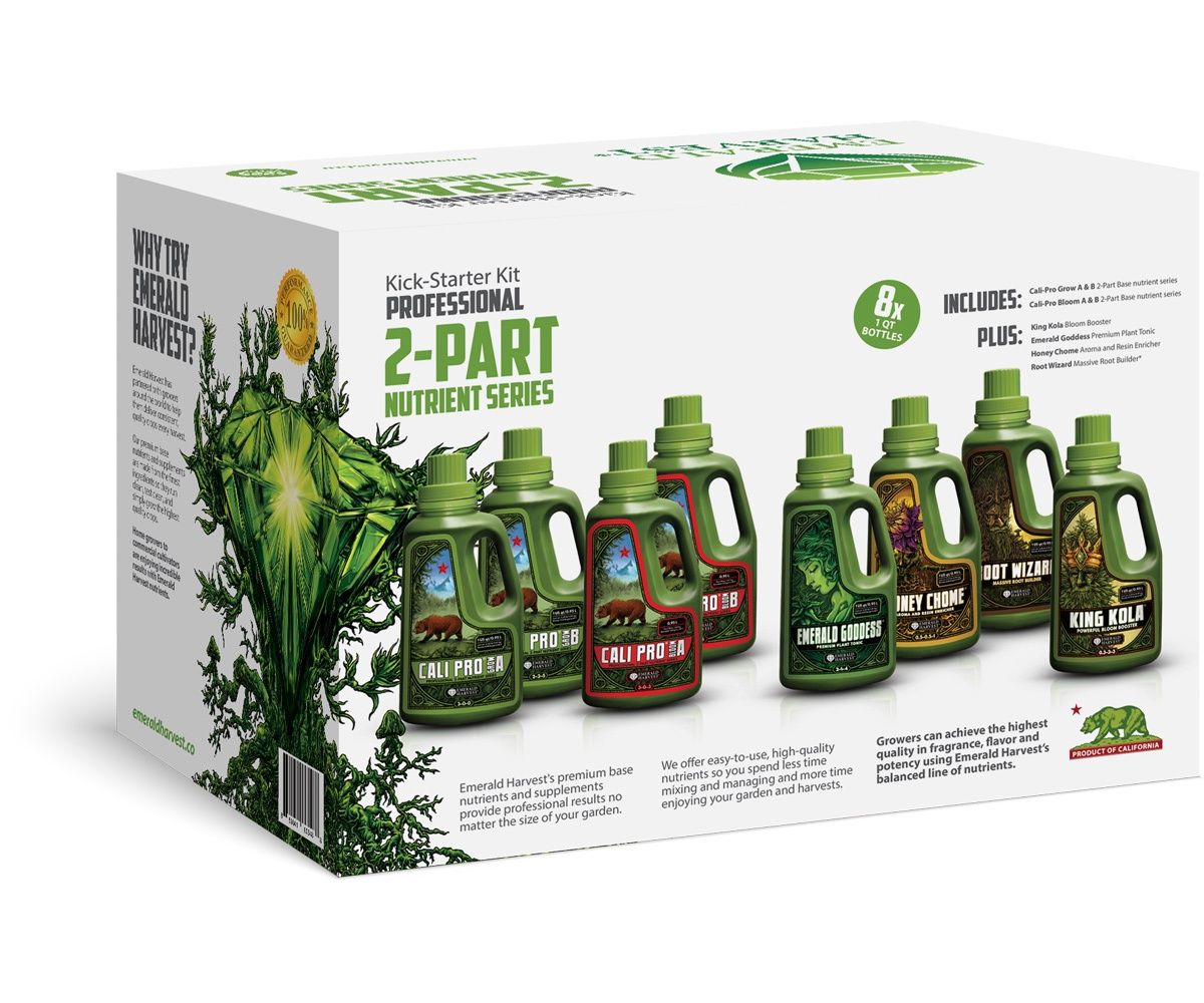 1QT Emerald Harvest Kick Starter Kit 2-Part Base