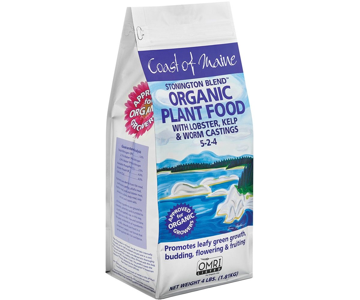 4LB. COAST OF MAINE STONINGTON BLEND ORGANIC PLANT FOOD