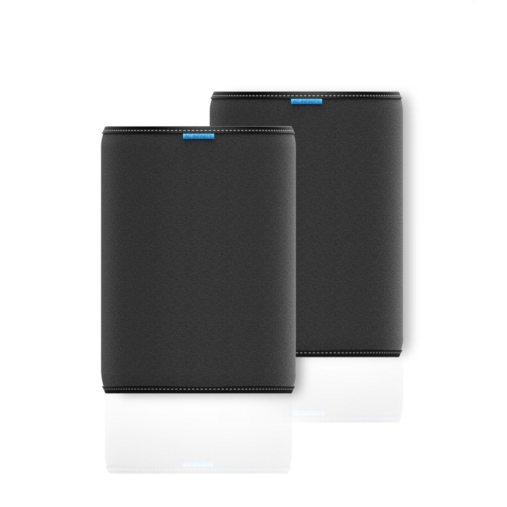 2 PACK AC INFINITY PRE-FILTER CLOTH FOR CARBON FILTER 4"X12"