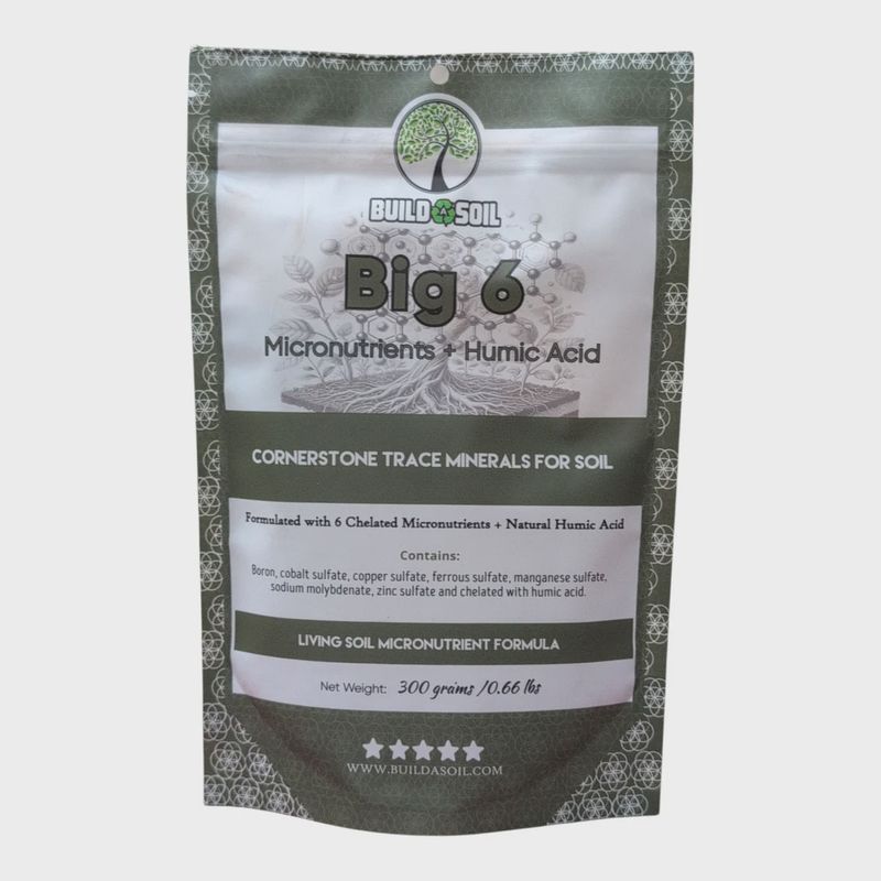 BuildASoil BIG 6 Micronutrients + Humic Acid 300 GRAM