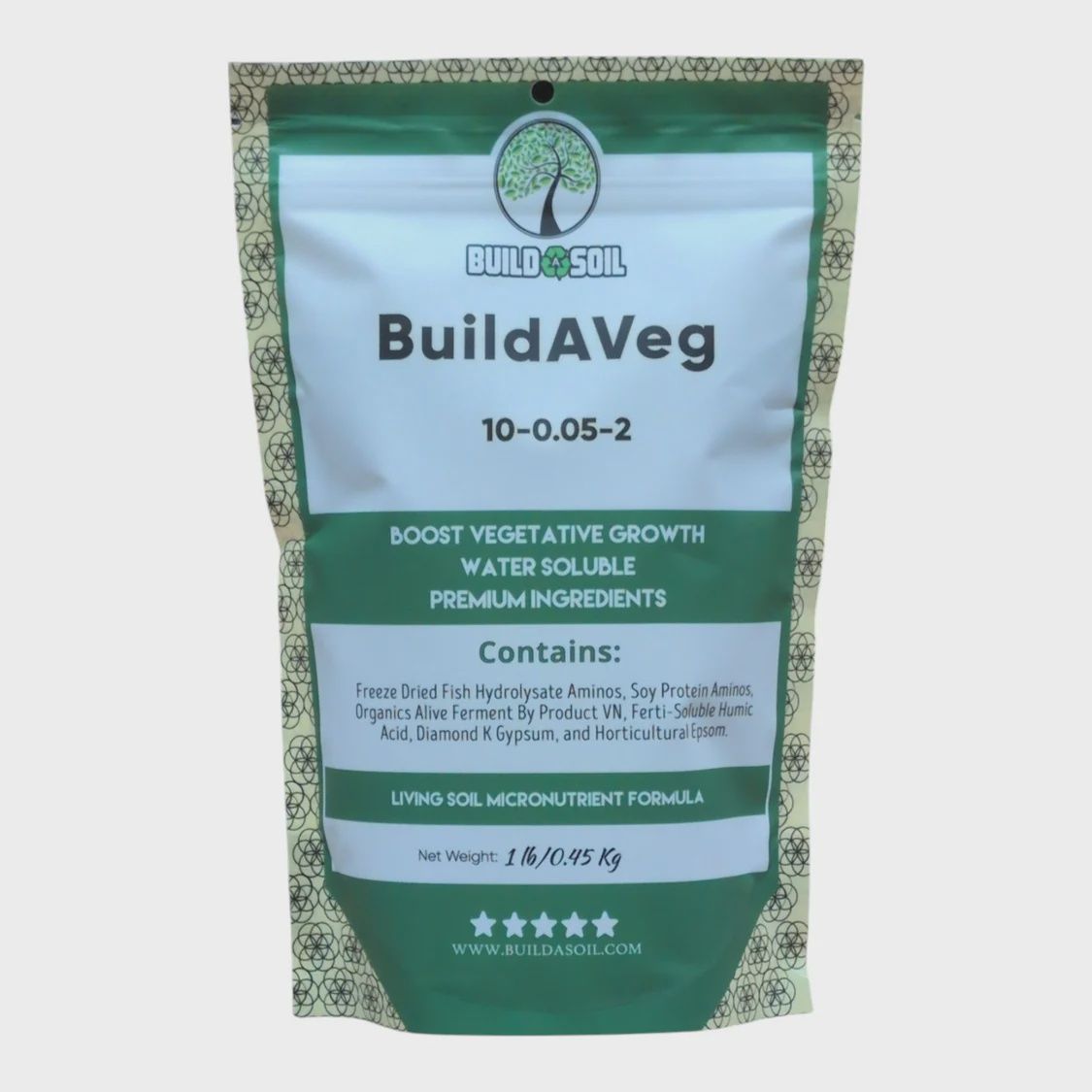 BuildAVeg: Vegetative Plant Booster by BuildASoil 1 LB.