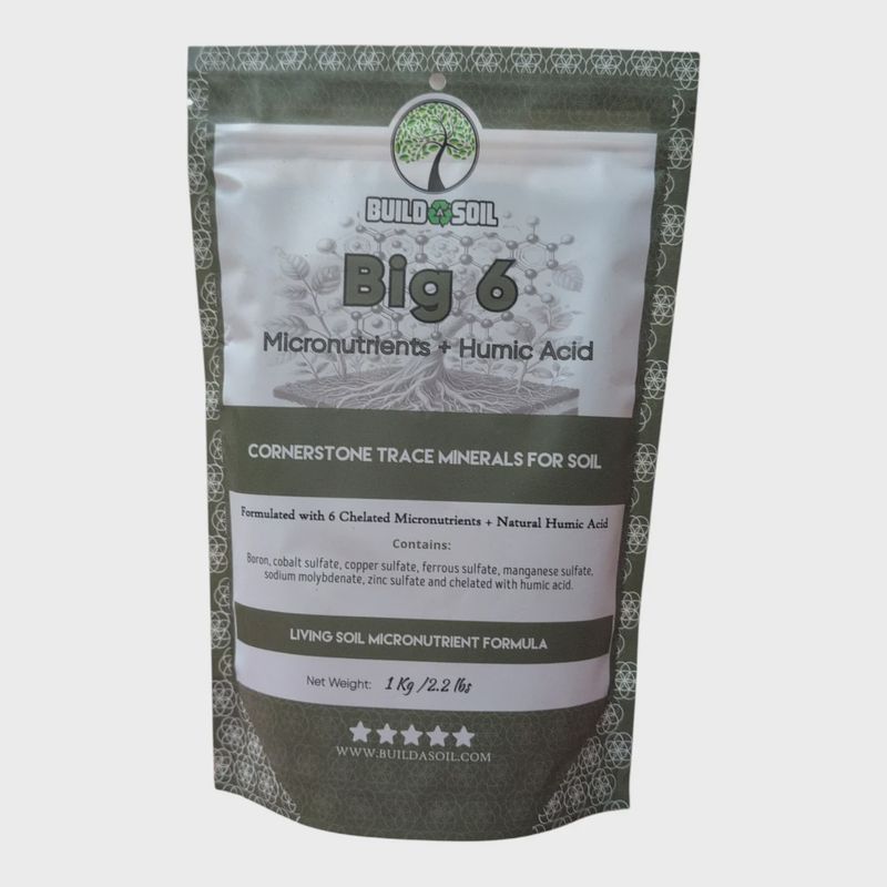 BuildASoil BIG 6 Micronutrients + Humic Acid 1 KILOGRAM
