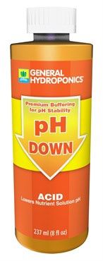 8 OZ GENERAL HYDROPONICS PH DOWN