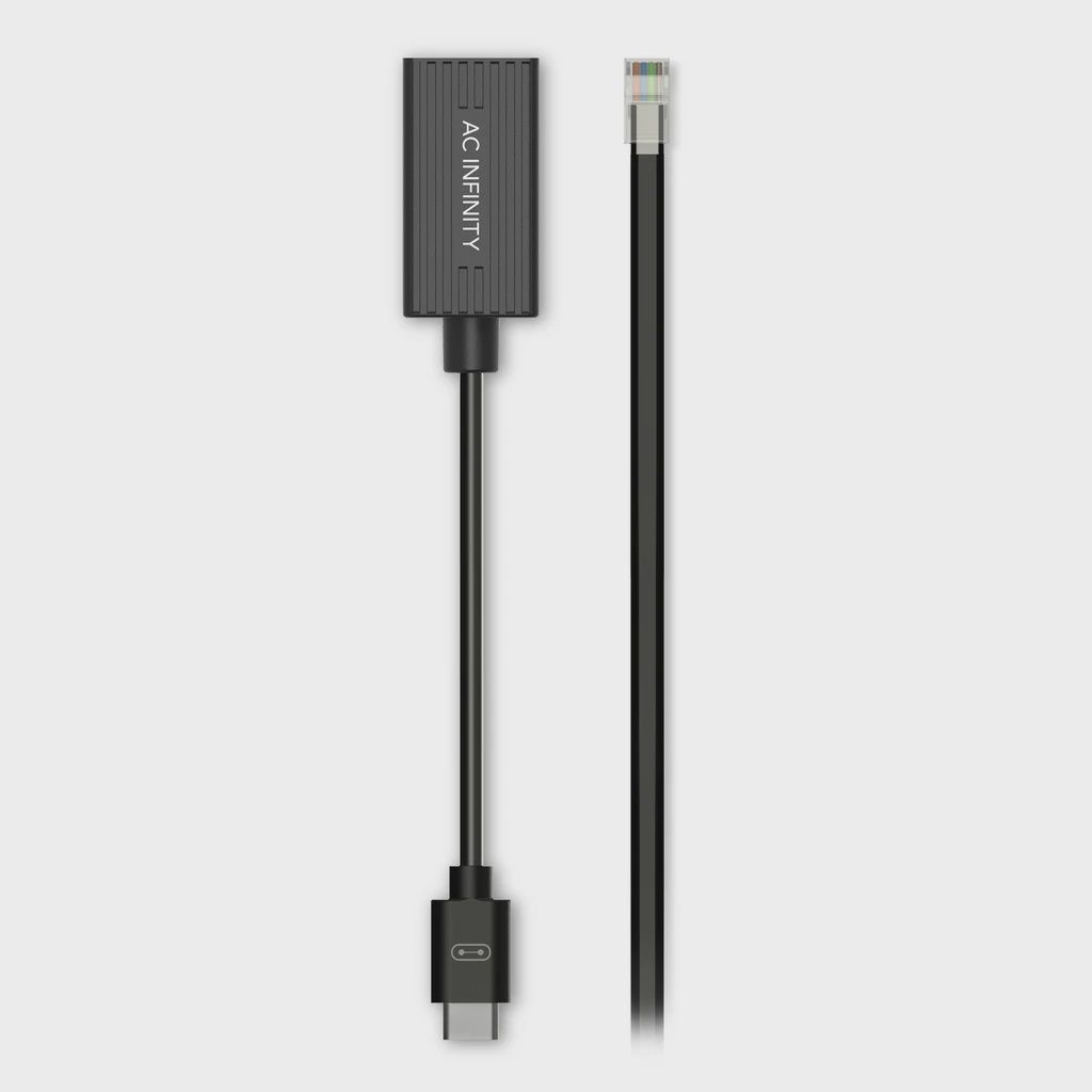 AC INFINITY UIS LIGHTING ADAPTER TYPE A, FOR RJ11/12 CONNECTOR LIGHTS WITH PWM OR 0-10V DIMMERS