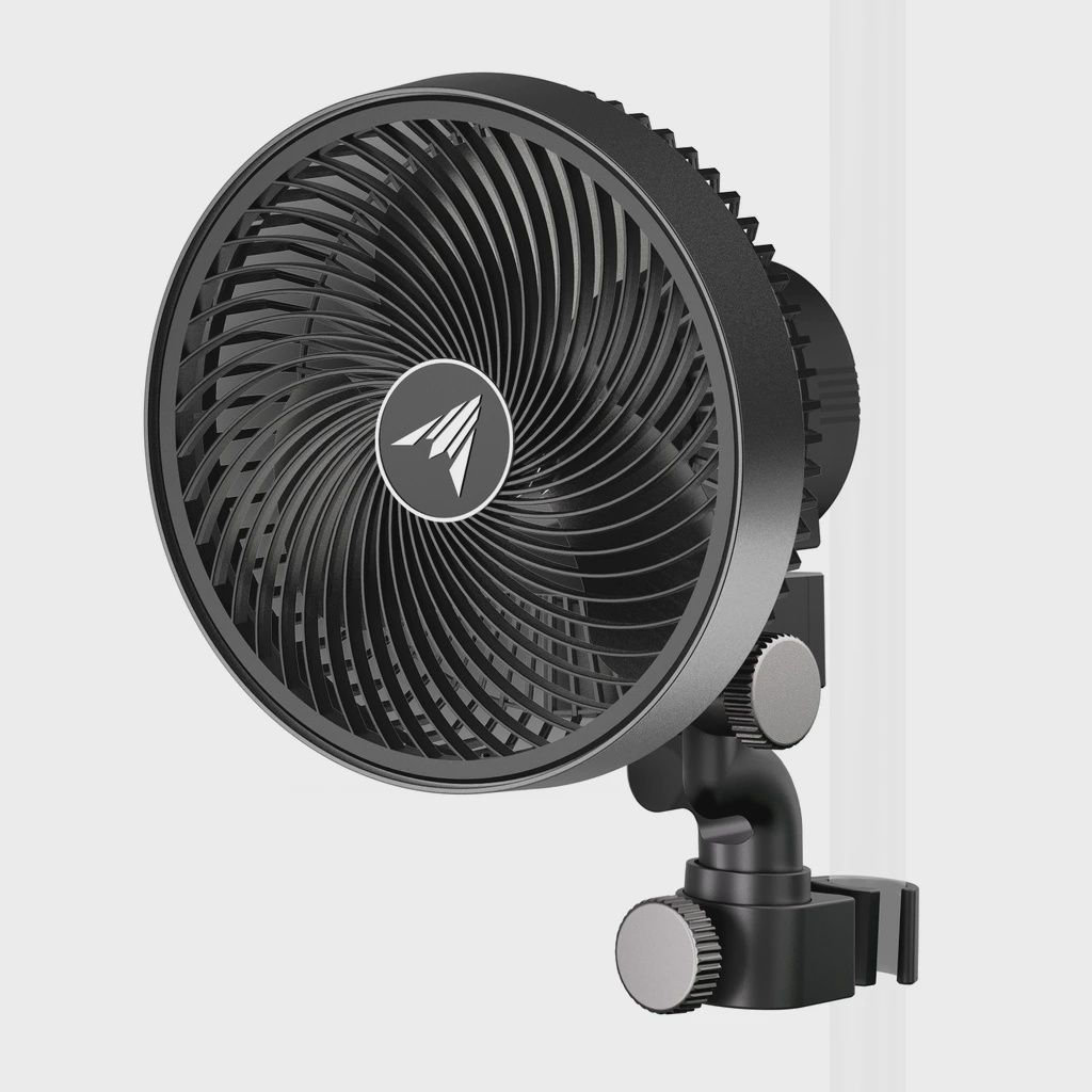 CLOUDRAY S6, Grow Tent Clip Fan 6" with 10 Speeds and Dynamic Wind