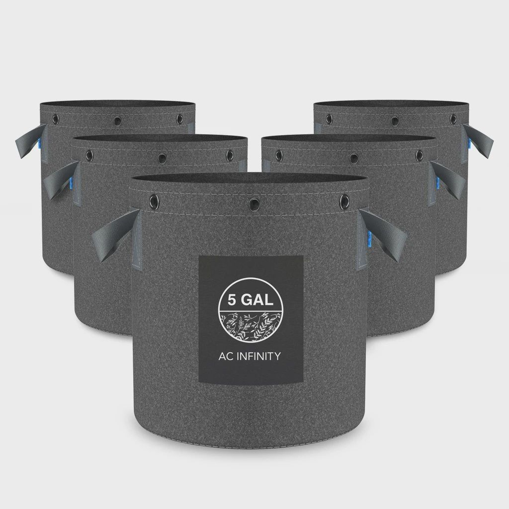 5 GAL AC INFINITY HEAVY DUTY REUSABLE FABRIC POTS