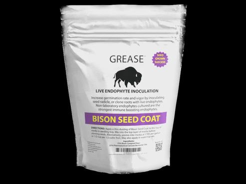 1/2 LB GREASE BISON SEED COAT * ENDOPHYTES