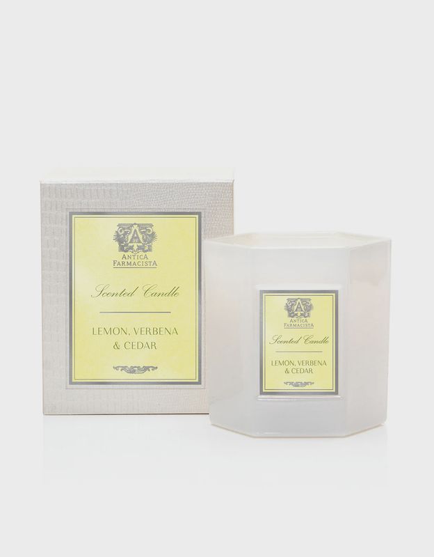 Lemon, Verbana, &amp; Cedar Candle
