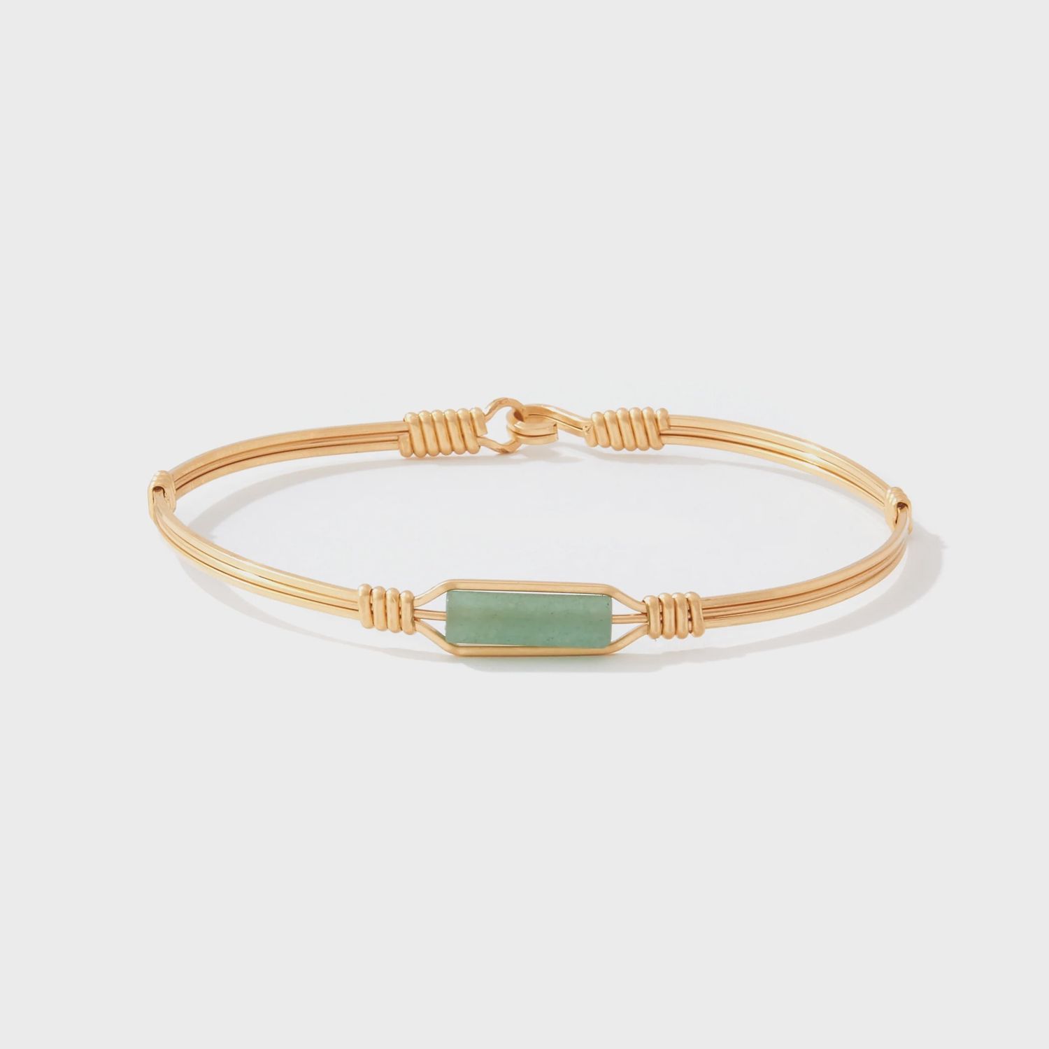 A Moment In Time, Size: 8, Material: Gold, Color: Aventurine