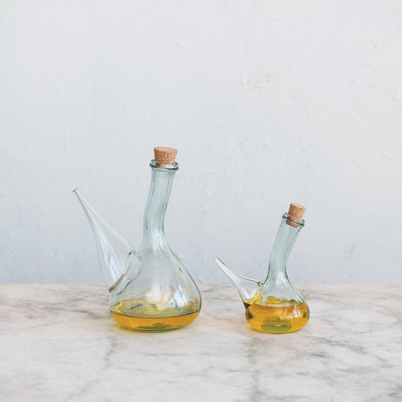 1 Quart Recycled Glass Cruet