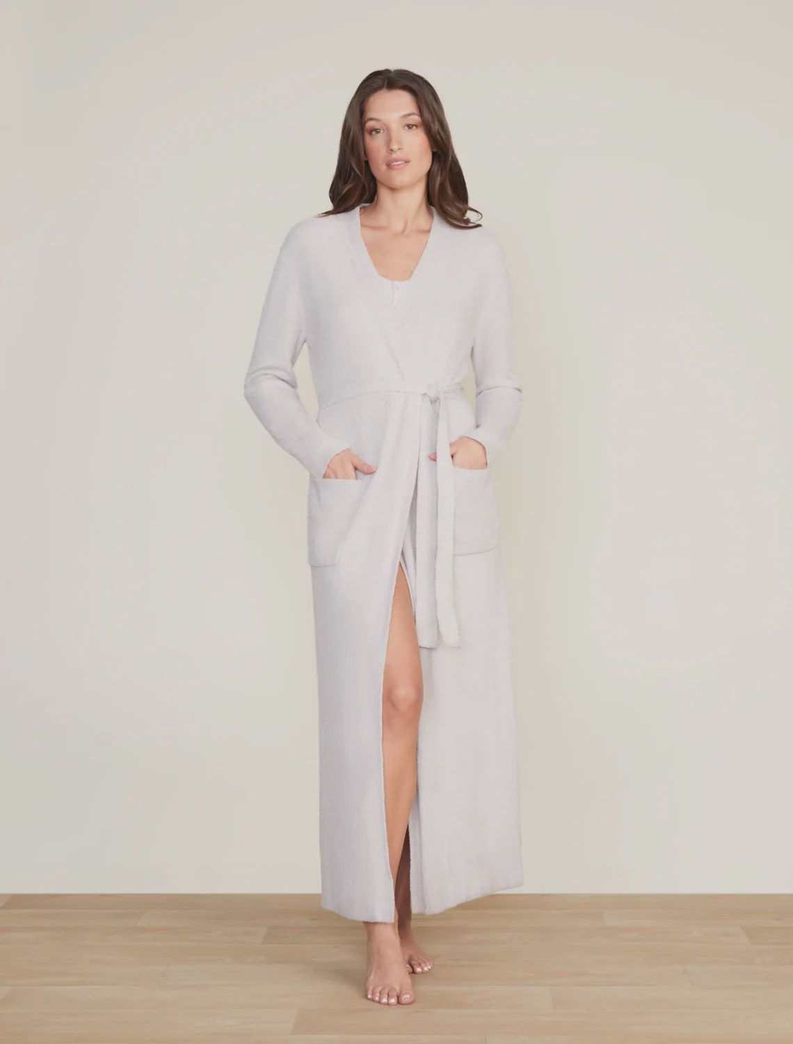 CozyChic Lite Long Robe, Size: XXS/XS, Color: Silver