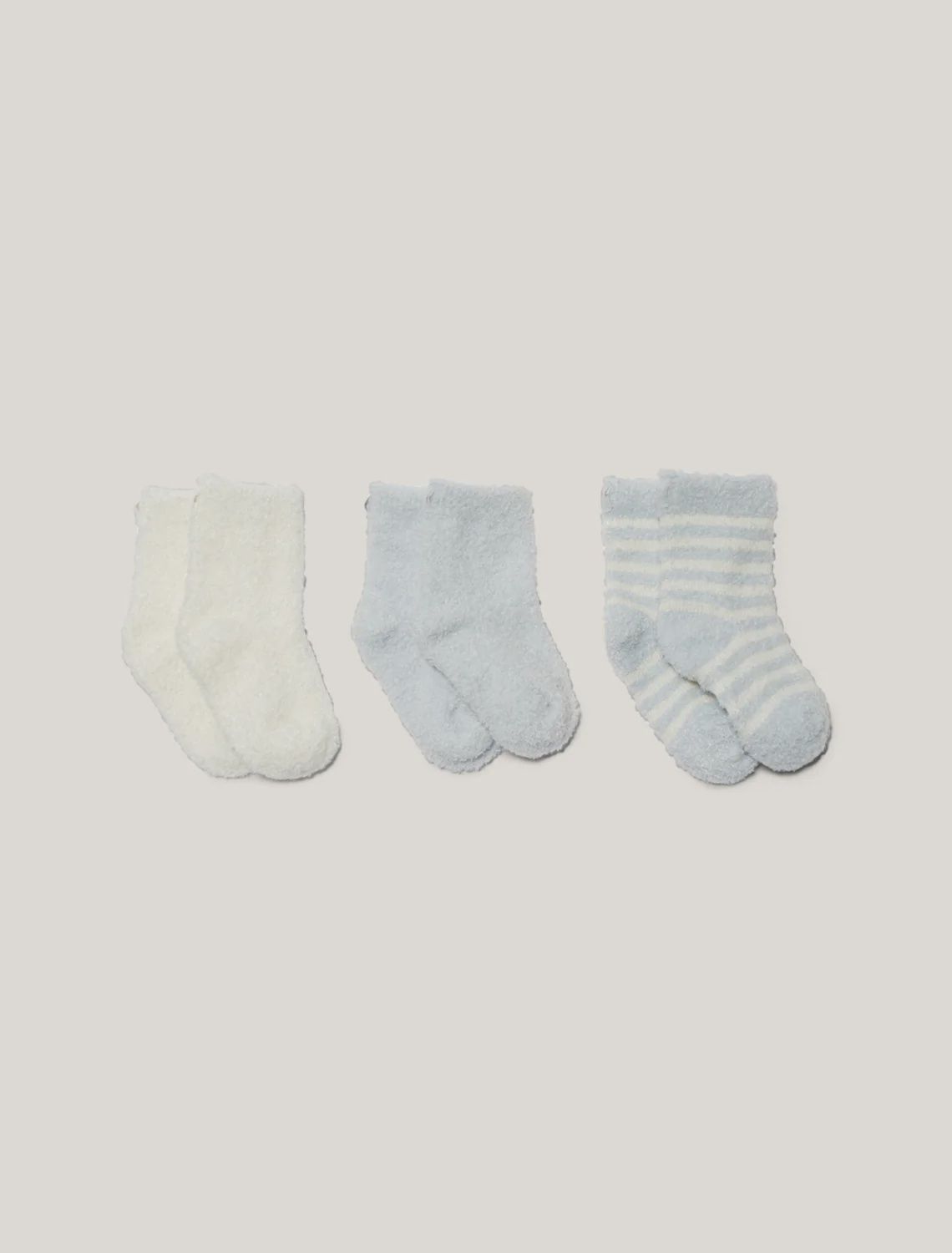 CozyChic Lite Infant Socks 3 Pack, Color: Blue Pearl