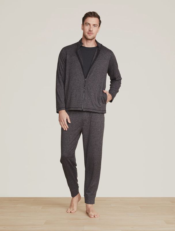 Malibu Collection Mens Butterchic Knit Heavy Zip