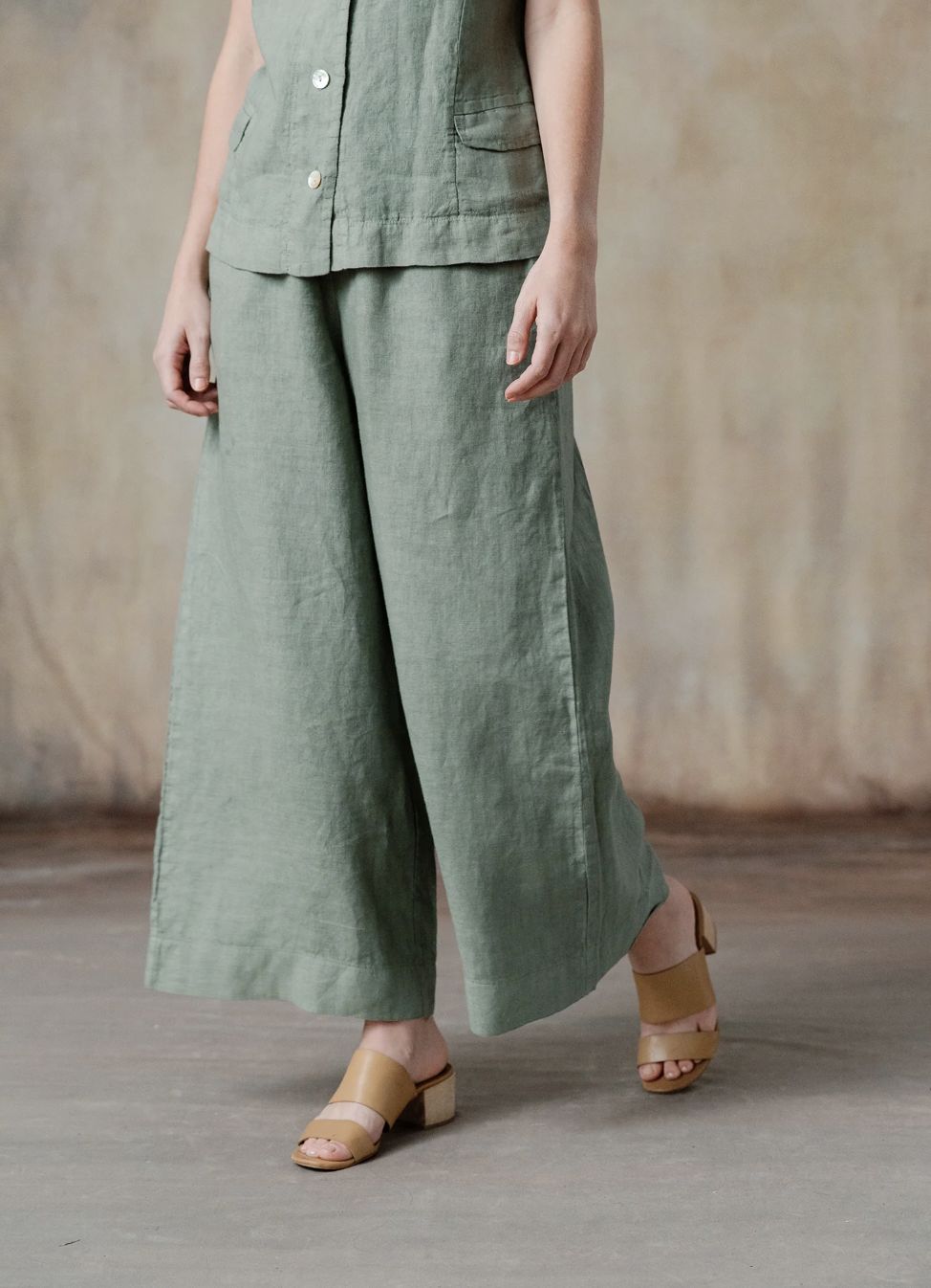 Adrianna Pants Washed Sage
