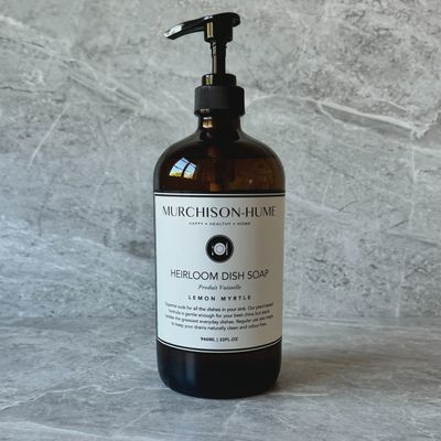 Heirloom Dish Soap in Glass Dispenser