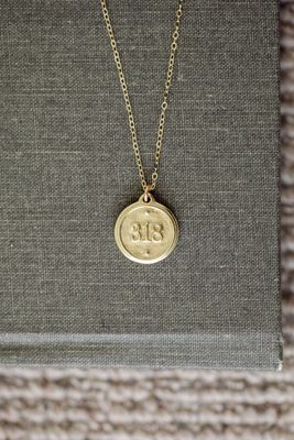 Ephesians 3:18 Petite Gold Necklace