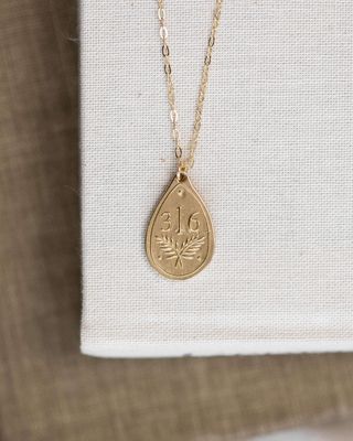 John 3:16 Gold Necklace