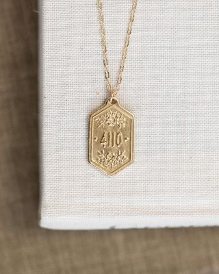 Isaiah 41:10 Gold Necklace