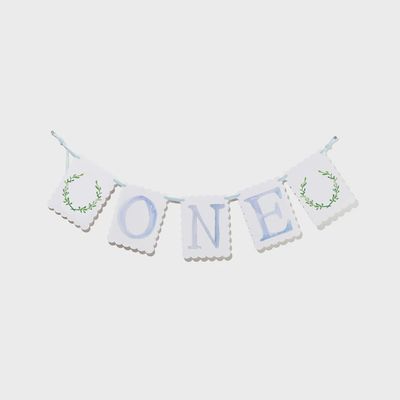 "One" Highchair Banner
