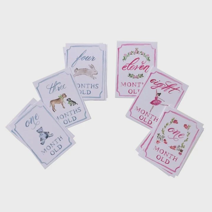 Monthly Mile Stone Cards