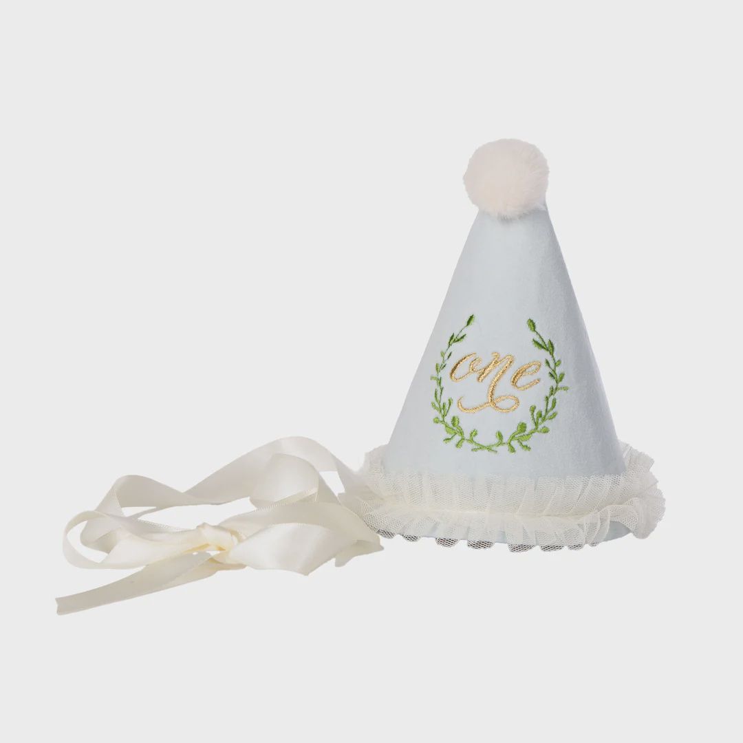 One Year Party Hat, Color: Blue