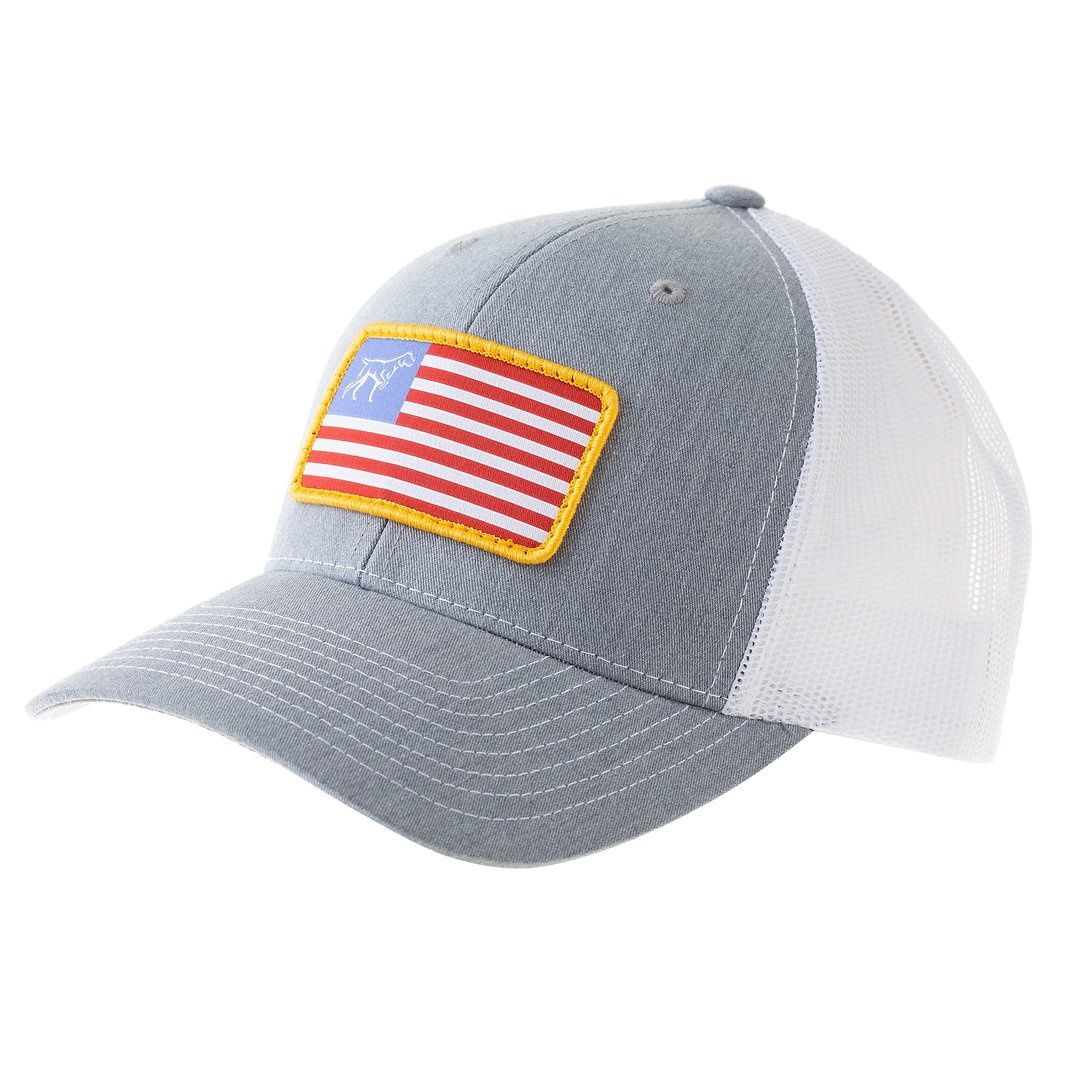 USA Patch Hat Grey