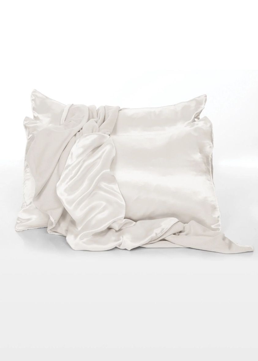Set of 2 Pillowcase, Color: Pearl, Size: Queen