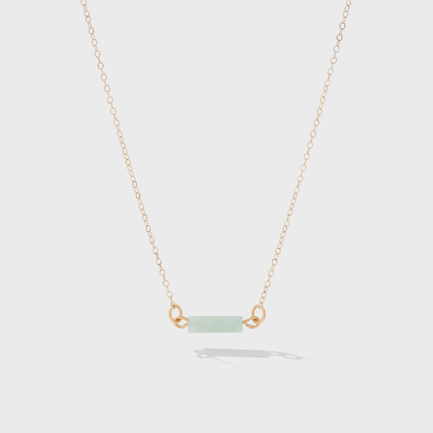 Color Your World Necklace, Color: Aventurine, Material: Gold