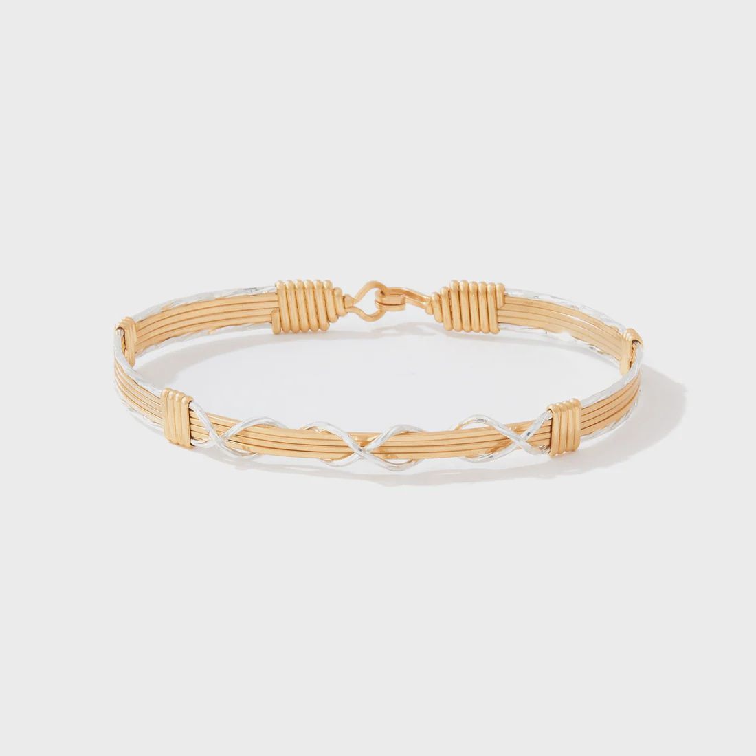I Love You Forever, Color: Gold w/ silver, Size: 6