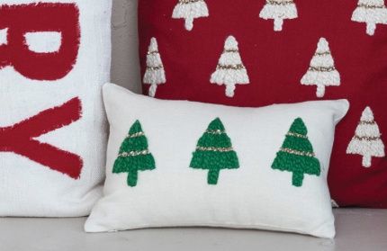 Christmas Tree Lumbar Pillow