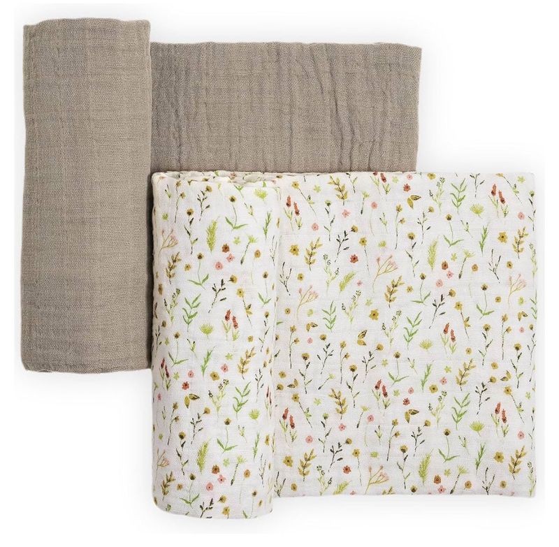 Floral Field Swaddle Set