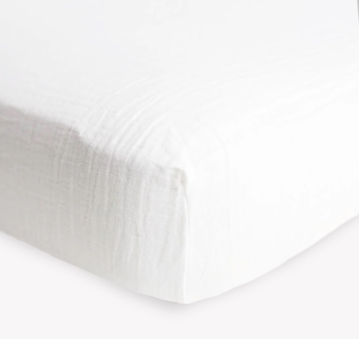 White Crib Sheet
