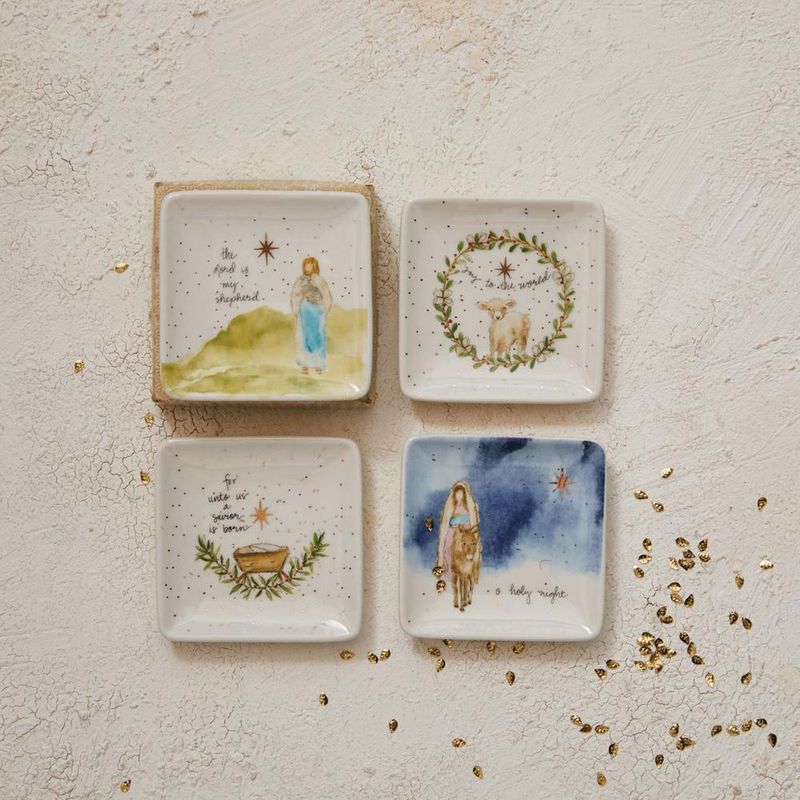 Jesus Stoneware Dish
