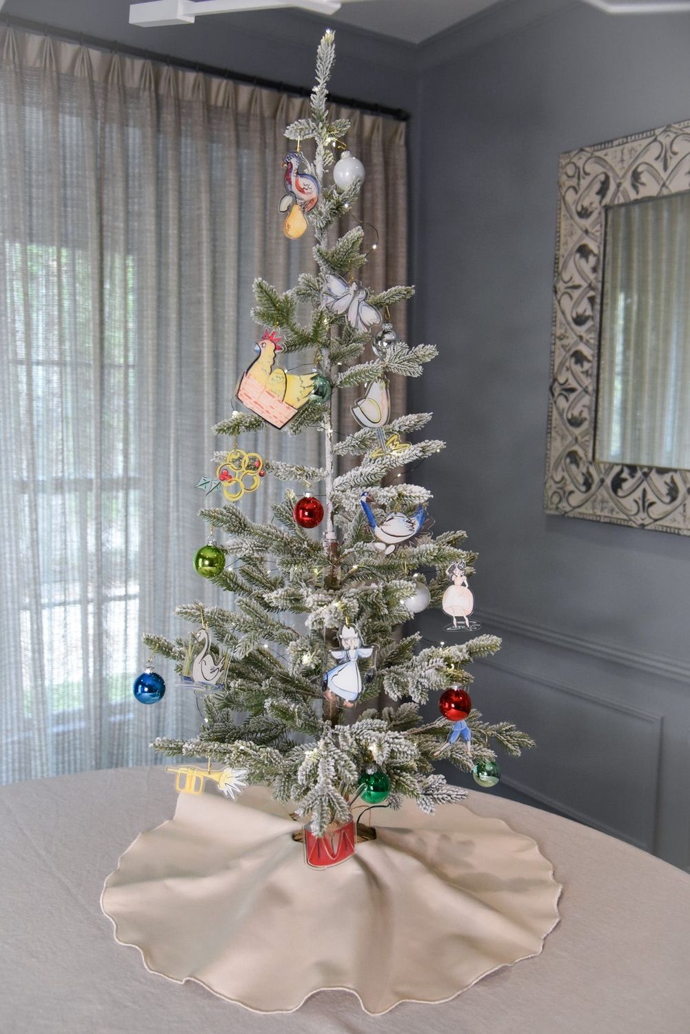 Twelve Days of Christmas Acrylic Ornaments