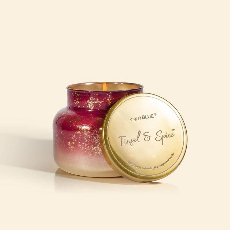 Tinsel &amp; Spice Signature Jar  19 oz