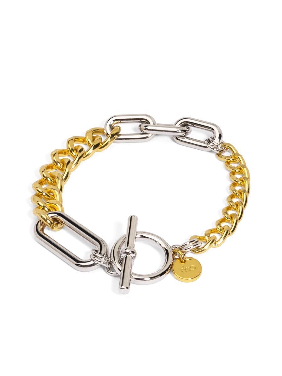 Two-Tone Links Bracelet