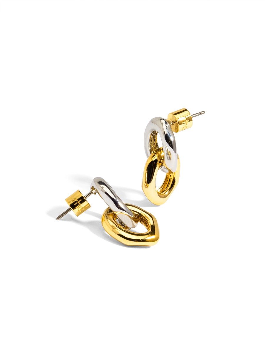 Small Two-Tone Link Drop