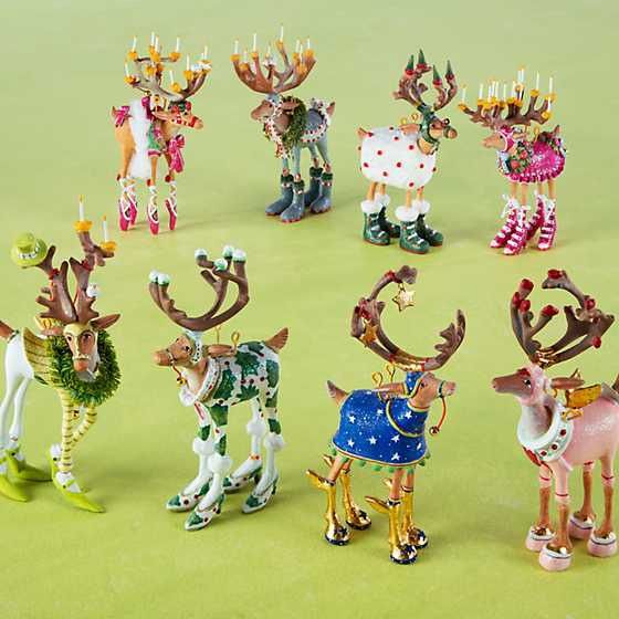 Patience Brewster Mini Dash Away Reindeer Ornaments