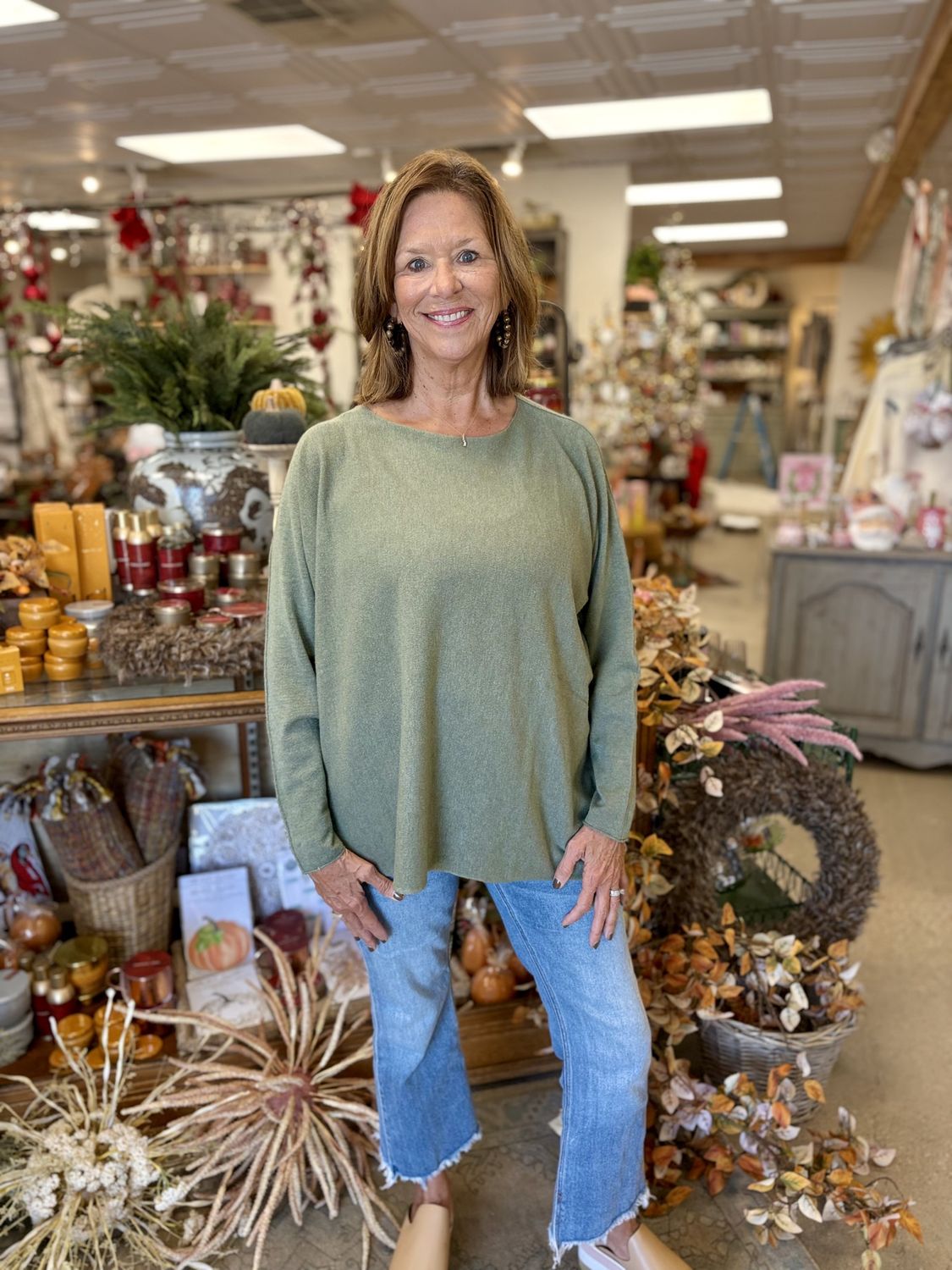 Daniella Top, Color: Moss